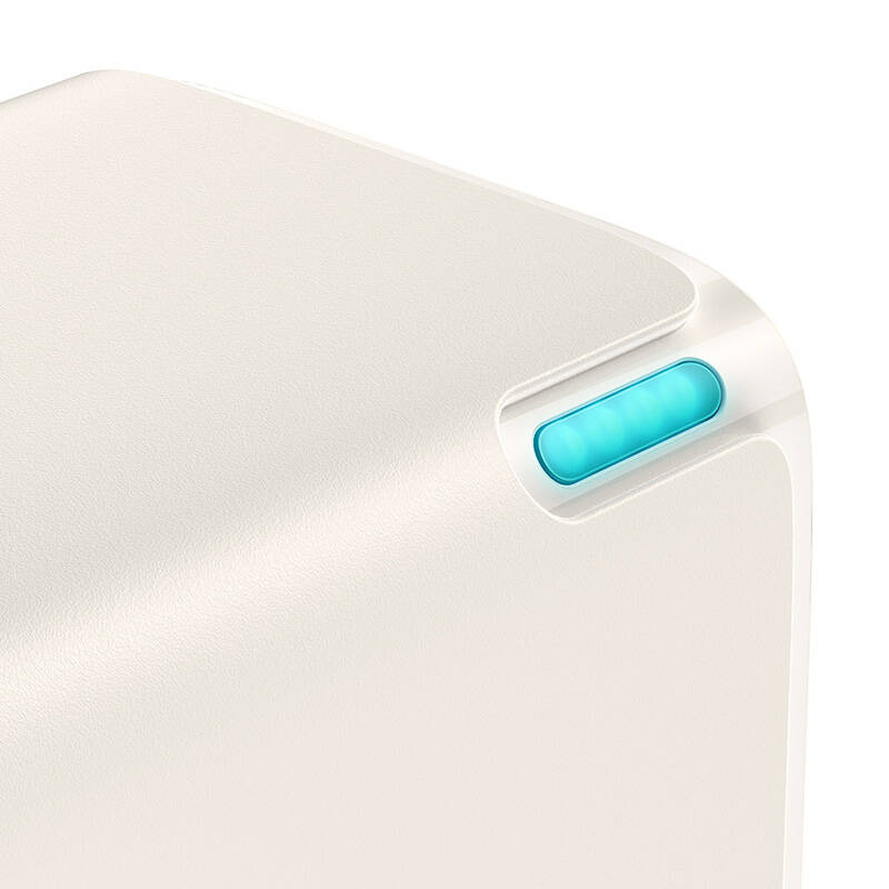 Chargeur mural Baseus GaN5 2x USB-C + USB, 65W + câble 1m (blanc) - Ypsilon Computers