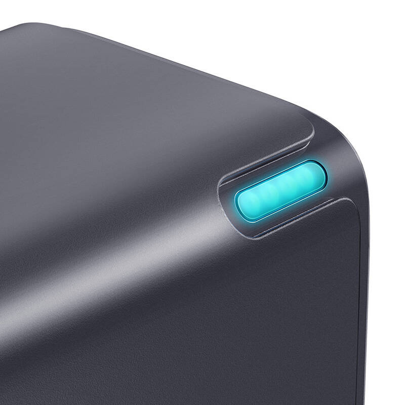 Chargeur mural Baseus GaN5 2x USB-C + USB, 65W + câble 1m (gris) - Ypsilon Computers