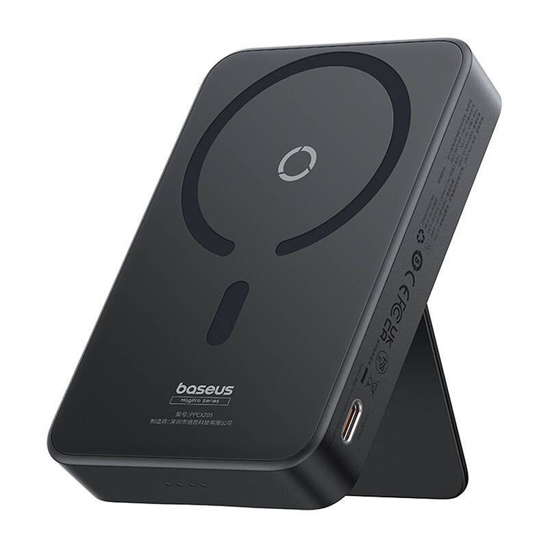 Batterie externe Baseus MagPro Magnétique 5000mAh 20W, MagSafe (noir) - Ypsilon Computers