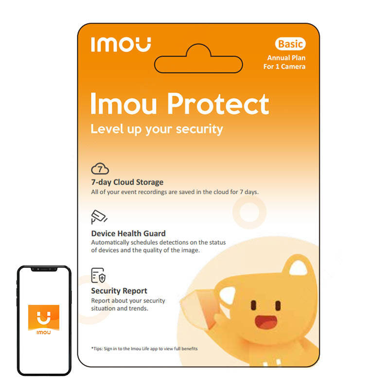 Carte Cadeau IMOU Protect Basic (Abonnement Annuel) - Ypsilon Computers