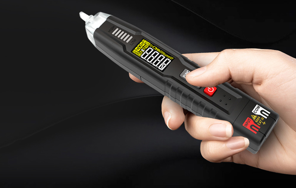 Habotest HT122, testeur de tension sans contact / testeur de diode, NCV, True RMS - Ypsilon Computers