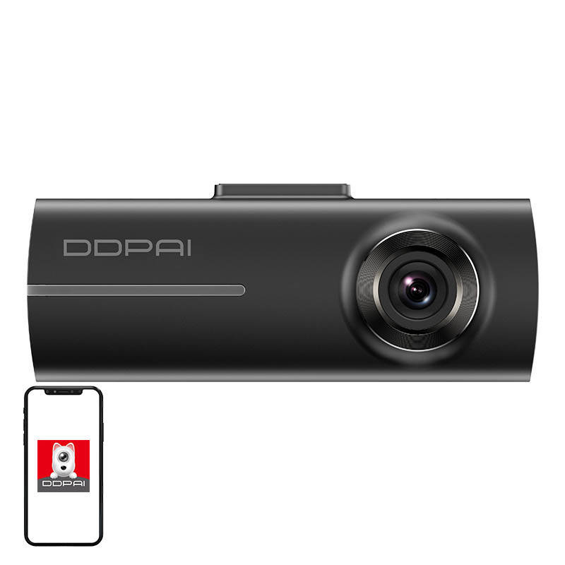 DDPAI N1 Caméra de tableau de bord double WiFi 1296p + Caméra arrière 1080p - Ypsilon Computers