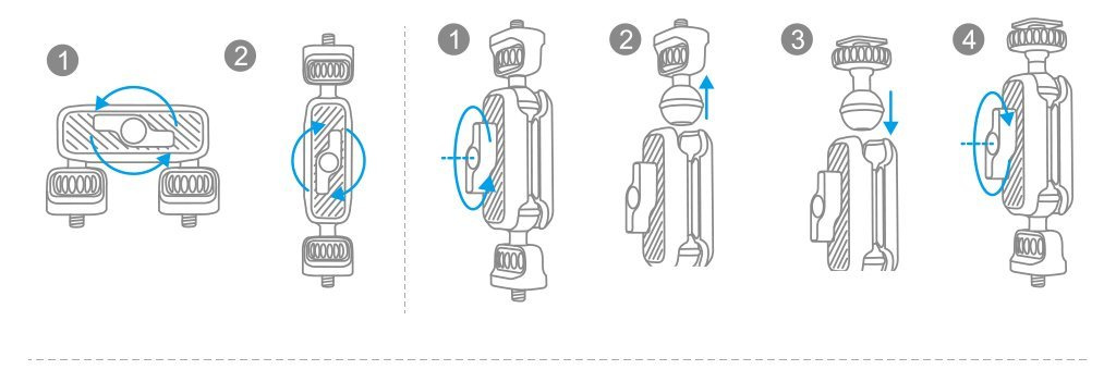 Bras Magique PGYTECH pour caméras / stabilisateurs (P-CG-009) - Ypsilon Computers