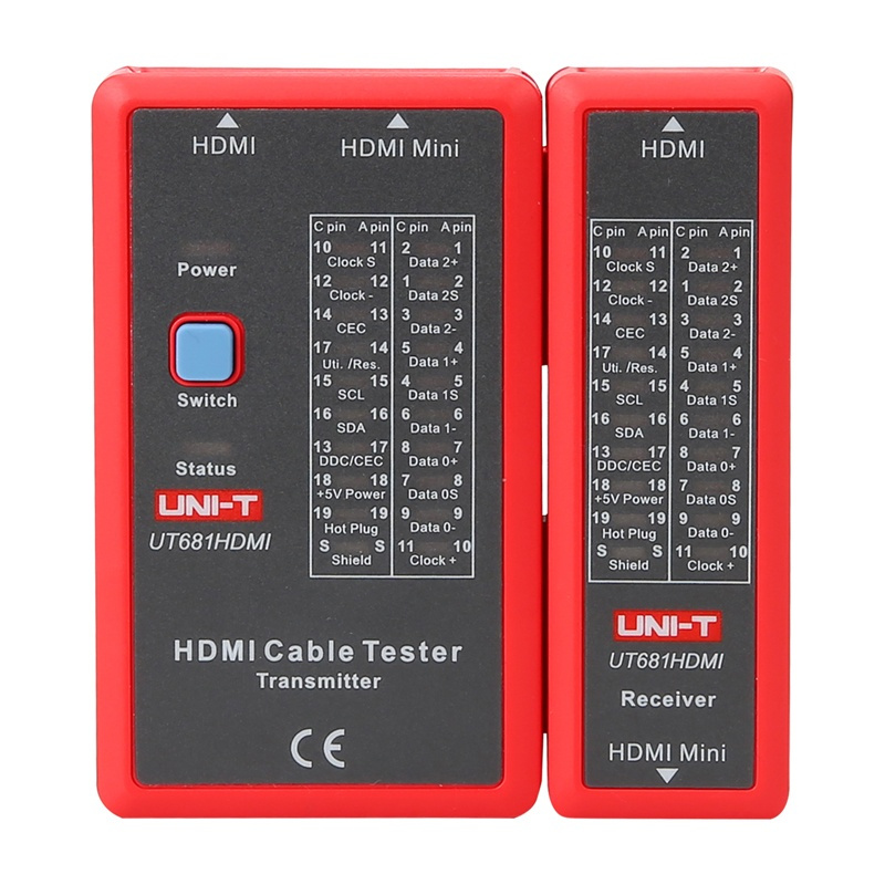 Testeur de câble HDMI UNI-T UT681HDMI - Ypsilon Computers