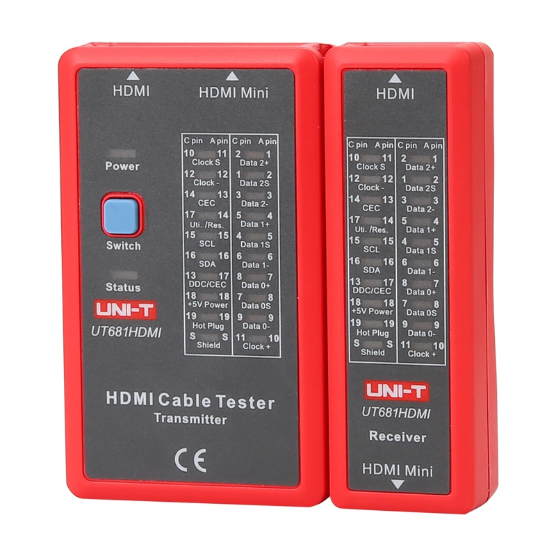 Testeur de câble HDMI UNI-T UT681HDMI - Ypsilon Computers