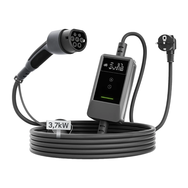 Chargeur portable EV de 3 kW avec câble de 7 m - Ypsilon Computers