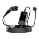 Chargeur portable EV de 3 kW avec câble de 7 m
