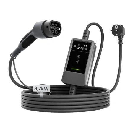 Chargeur portable EV de 3 kW avec câble de 20 m - Ypsilon Computers