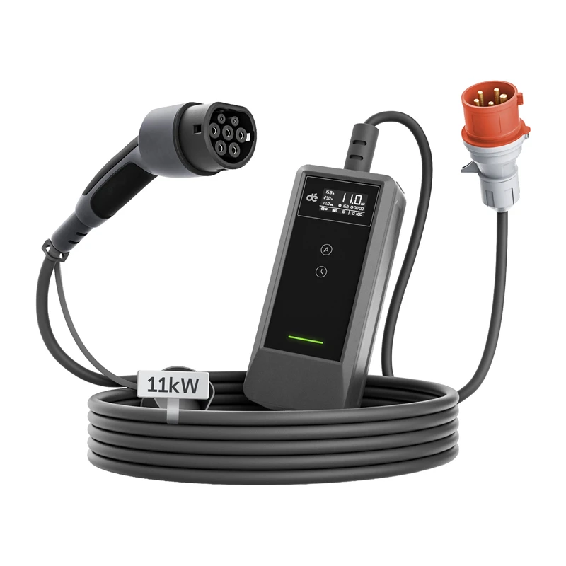 Chargeur portable EV 11kW avec câble de 7m - Ypsilon Computers
